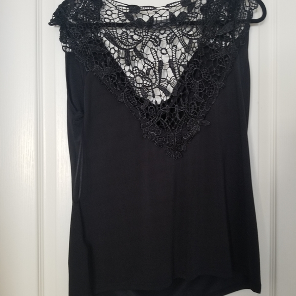 Black Laced Shirt - Picture 2 of 2